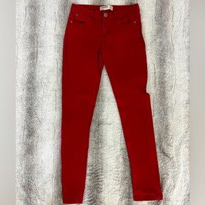 Cotton on maroon colour jeans size 6